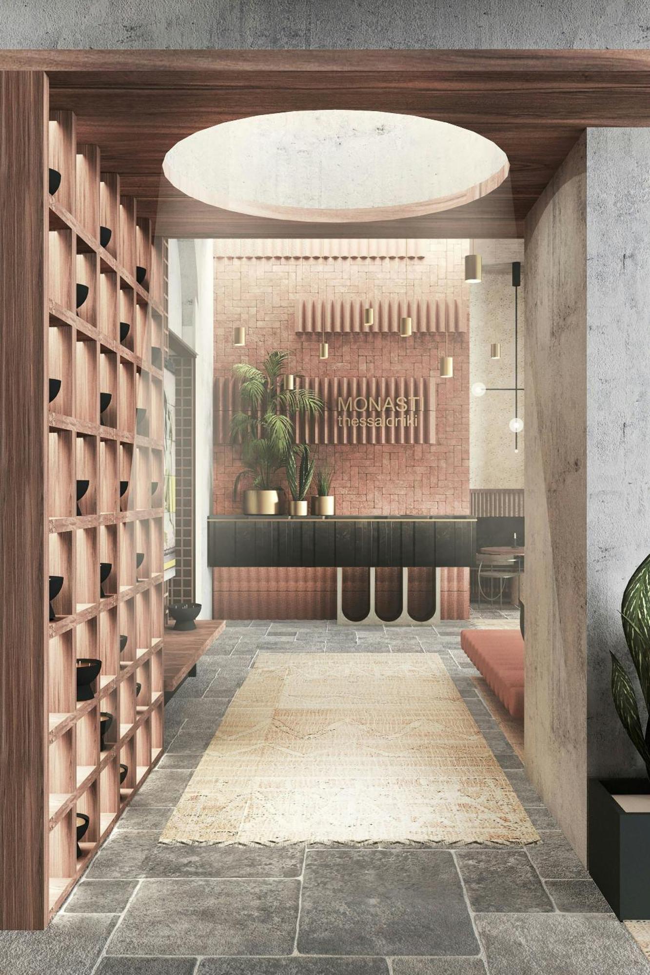 Monasty, Thessaloniki, Autograph Collection Hotell Eksteriør bilde The lobby of the hotel