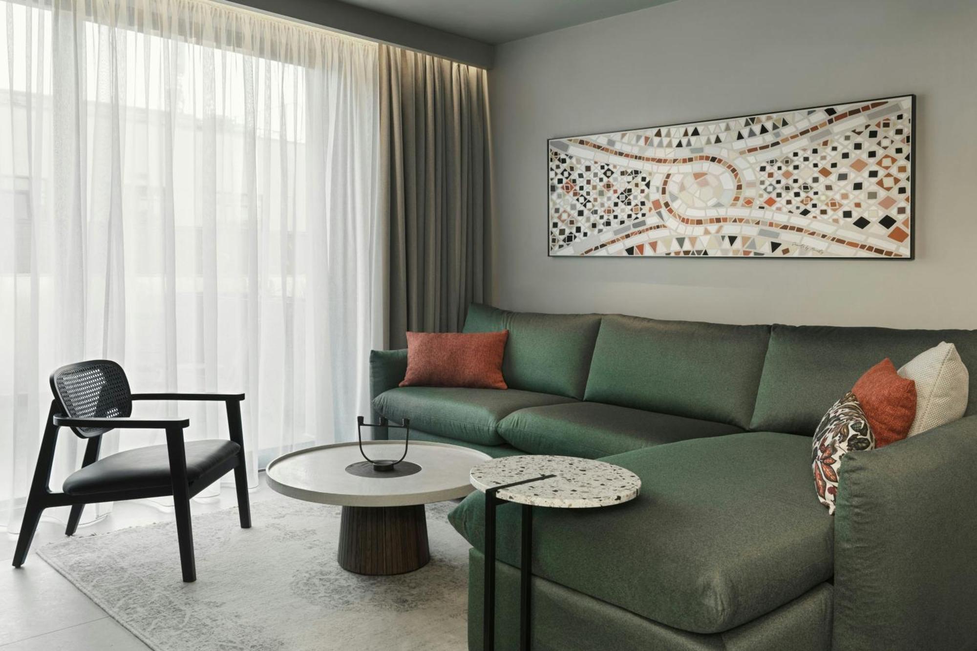 Monasty, Thessaloniki, Autograph Collection Hotell Eksteriør bilde A living room